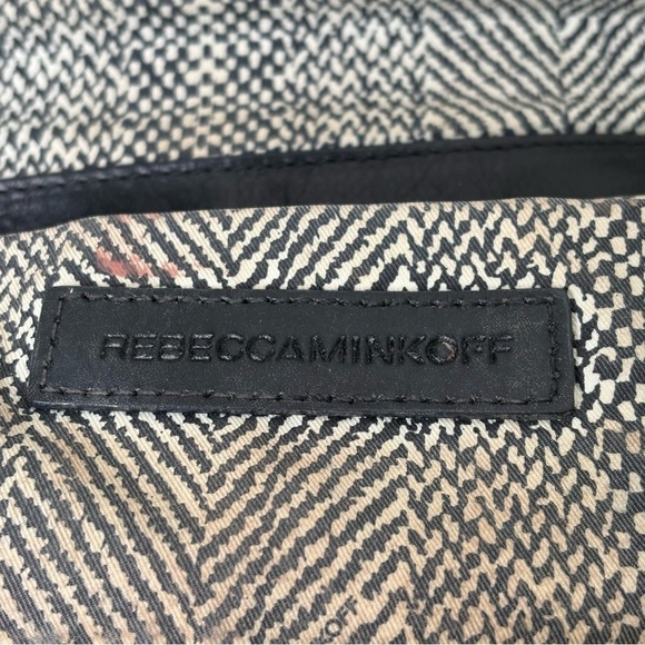 REBECCA MINKOFF Quilted Love Leather Crossbody Bag Purse Luxury Minimalist - Picture 15 of 17